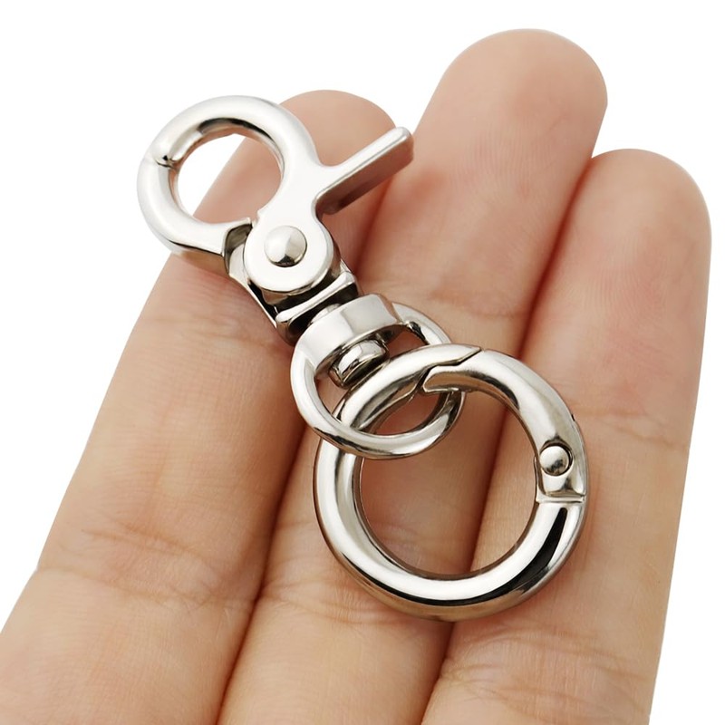 [FUSSED] 2pcs Lever Nascan Rotating Key Chain Swivel Snap Hook