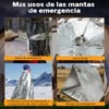 AWCBBT Juego15 Mantas Térmicas de Emergencia,Sabana Cobija Termica,Mantas Termicas de