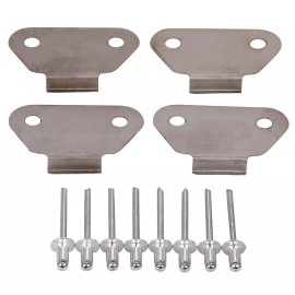 90962-93 4PCS Hard Saddlebags Lids Wear Strike Plates For Harley Touring Models 1993-2013