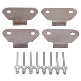 90962-93 4PCS Hard Saddlebags Lids Wear Strike Plates For Harley Touring Models 1993-2013