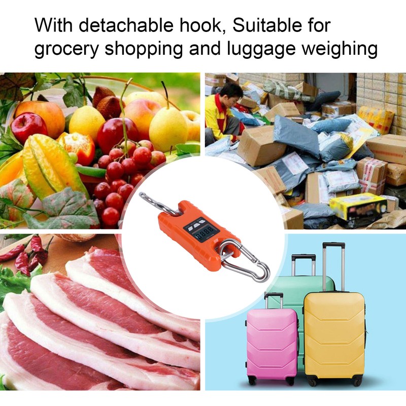 Electronic Scale Mini Portable LED Digital Hanging Crane Scale Weighing