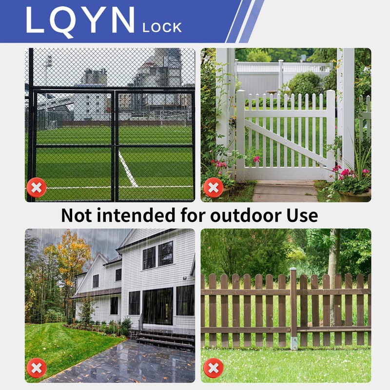 Combination Lock, LQYN Standard Dial Combination Lock, Pack of 8;