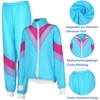 ATOWORLD 90er 80er Jahre Outfit Herren Kostüm 80er Jahre Trainingsanzug