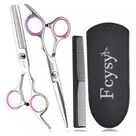 Fcysy Set De Tijeras Para Cortar El Pelo, Fcysy Hair Cutting Sc...