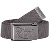 2Stoned Belt Buckle Matte Embossed Including Bottle Opener in Anthracite