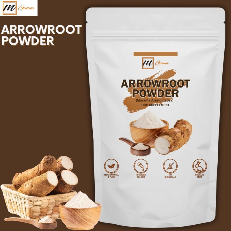 mGanna 100% Natural Arrowroot Powder 454 g / 1 lbs