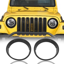 u-Box Wrangler - Cubierta para faros delanteros compatible con TJ 1997-2006