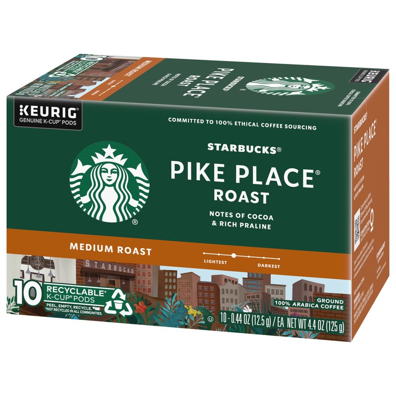 Starbucks Pike Place Roast Medium Keurig K-Cups - 0.44 oz