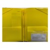 Mead Plastic Five Star Stay-Put 2-Pocket & 3-Prong Folder, Yellow