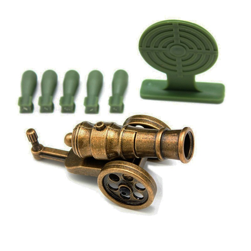 Minis Cannon Model Metal Replica Desktop Decorating and Collectibles