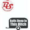 noBS Graphics 6" Balls Deep in this Hitch Vinyl Decal