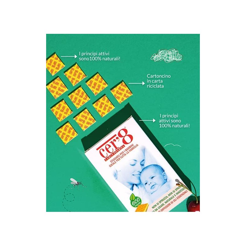 Larus Pharma Cer'8 Diffuser Patches of Micro Encapsulated Pure Essential