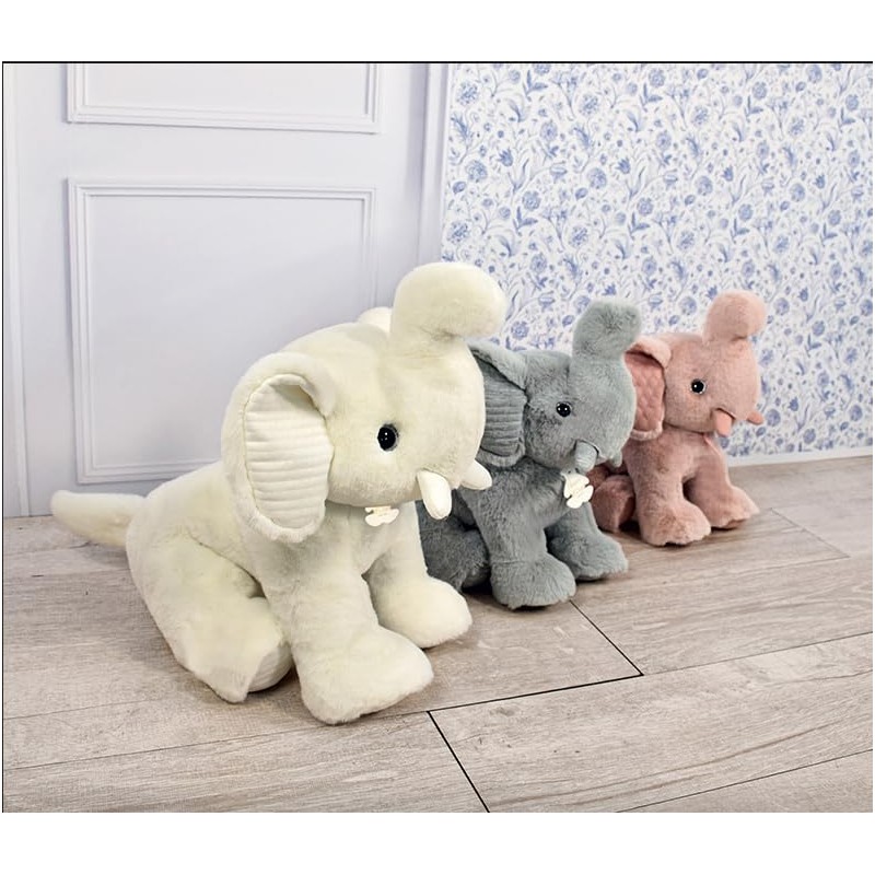 Histoire d'ours - Elephant Plush Toy - Grey - 35cm
