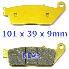 Master Chen Front Rear Brake Pads for Indian Chief Chieftain Roadmaster Springfield 2014 2015 2016 2017 2018 2019 2020 2021 2022 Bobber/Dark Horse/Vintage/Classic/Elite FA347 FA196 Brakes Pad MC0024