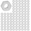 100 Pcs M5 Nylon Hex Nuts Plastic Threaded Insert Locking