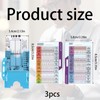 3Pcs ECG or EKG Pocket Ruler Easy to Carry ECG