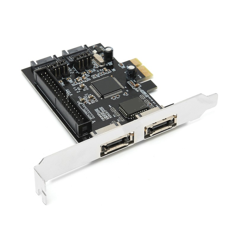 Adapter Card PCIe to SATA ESATA IDE PCB Network Converter