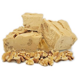 Home Made Creamy Pumpkin English Walnut Fudge - 1 Lb Box