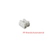 Pack of 50 White CH2 Spring Connectors, Clamp Connectors, Cable
