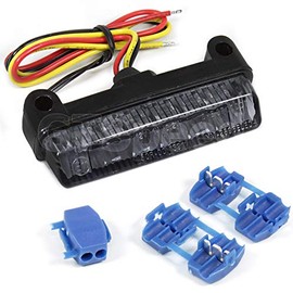 GT-Speed - Smoke Mini Motorcycle LED Rear Taillight Lamp Indicator Brake Light - Compatible With Honda CRF250X CRF450X Scooters