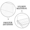 Ciieeo 2Pcs Fridge Divider Organizer Mesh Shelf Separators for Freezer