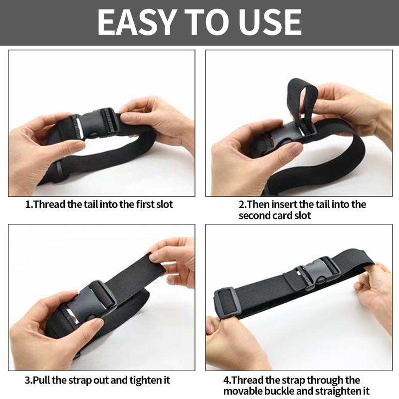 4-Piece Backpack Extension Straps, Handbag Straps, Backpack Replacement Straps with