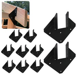 CNQLIS 13 Gauge Hurricane Ties, Heavy Duty Electro Galvanized Joist Hangers, 2.2mm Fits 2X4 2X6 Truss to Rafter Connectors, for Roof Truss Timber Connectors, Thickness 2.2mm (10 Pieces)