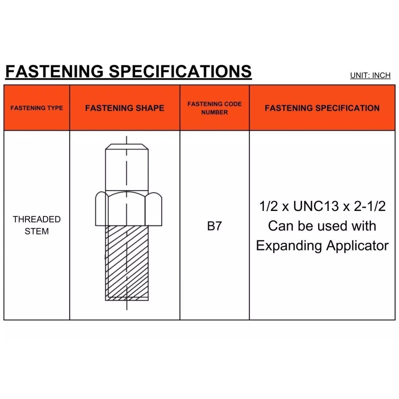 HYW Products Polyurethane 3-1/2" Total Lock Caster Threaded Stem 1.5" Expandable