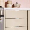 MOROBOR 8 Pack Finger Edge Pull, Self-Stick Instant Cabinet Drawer
