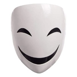Máscara De Halloween Para Anime Sub Cosplay, Blanco !