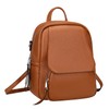 ALTOSY Mini Genuine Leather Backpack for Women Convertible Backpack Purse