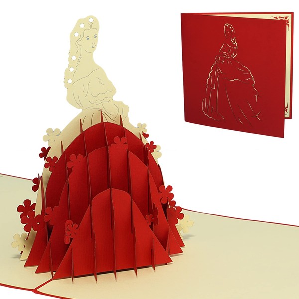 LINPOPUP®, LIN17356, Pop Up Cards Austria Sissi, Pop Up Card