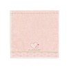 JILLSTUART 58-1570070 Point Heart Towel Handkerchief, Pink, Fulfy Cotton, No
