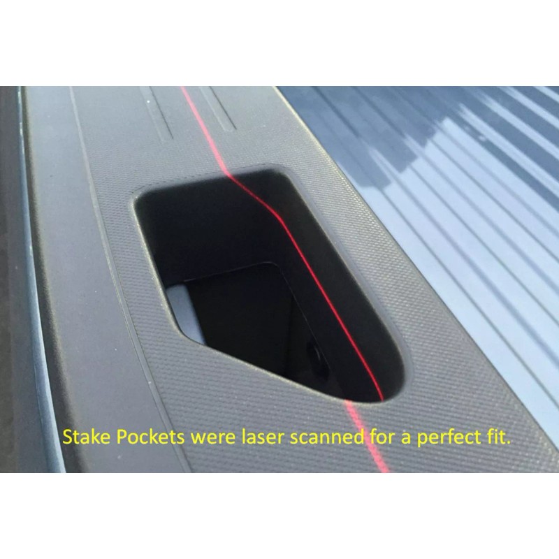 Engineered by Schildmeier, LLC Stake Pocket Covers Caps Rail Hole