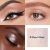 Wugbc Pearl White Glitter Eyeshadow Palette, Single Shimmer Eye Shadow
