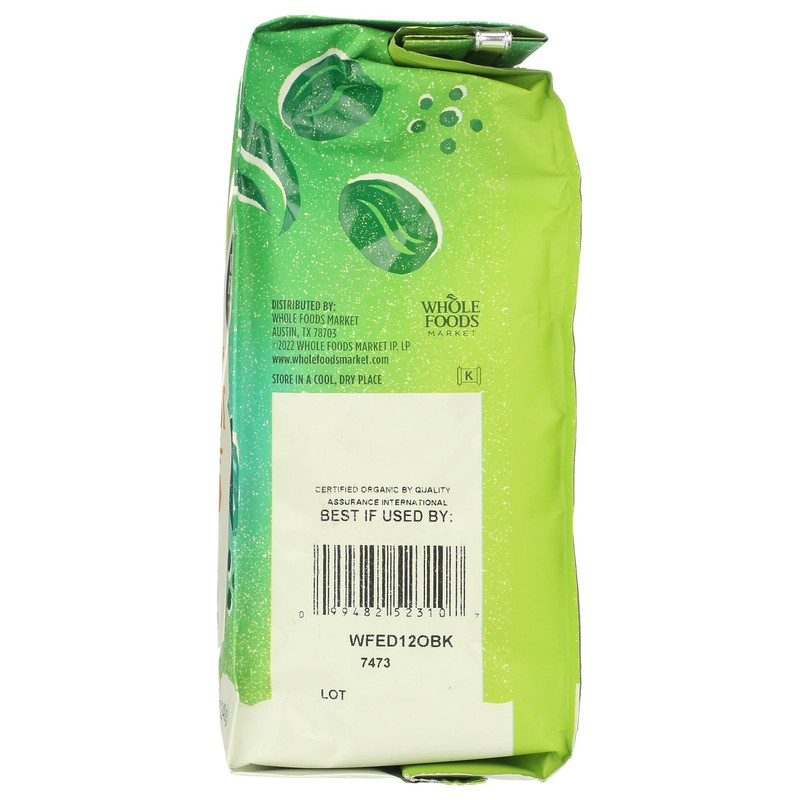 Whole Foods Market, Organic Breakfast Blend Ground Coffee, Light Roast,