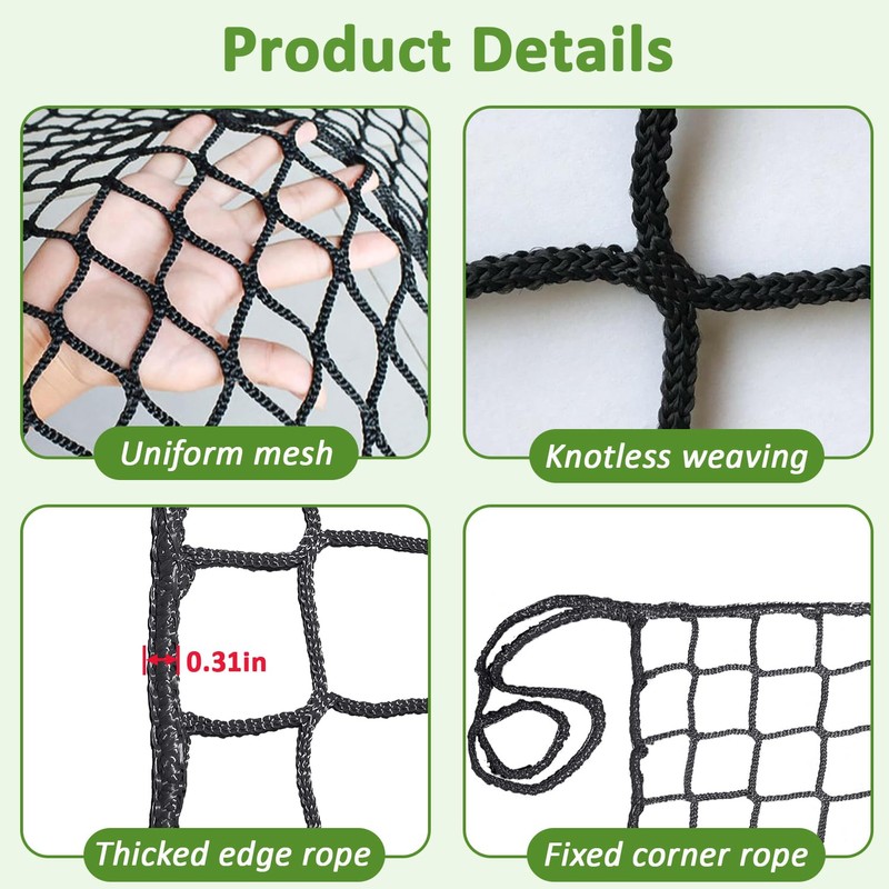 BERADNET Child Safety Net Protection Rope Net Safety Netting for