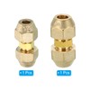PATIKIL Pipe Extension Connection Set, 2 Pieces Weld-Free AC Copper