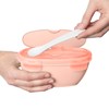 Skip Hop Easy Serve Travel Bowl and Spoon Coral