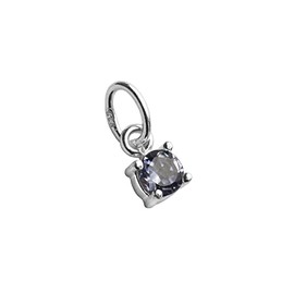 jewellerybox Sterling Silver Alexandrite CZ June Birthstone Claw Charm