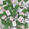 ,Emerald Green Jade,Custom 4-Layer American Mahjong Tiles,Acrylic Mahjong,American Mahjong Set