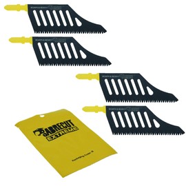 4 x SabreCut JSSC2074_4 T Shank HCS Wood Flush Cutting DT2074 Jigsaw Blades Compatible with Dewalt, Bosch and many others