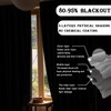 RoomDarkning Room Divider Curtains with Ceiling Track, 95% Blackout Heavy