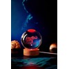 DIGFPWT Elephant Lamp,3.15 inch K9 Elephant Crystal Ball Lamp, Elephant