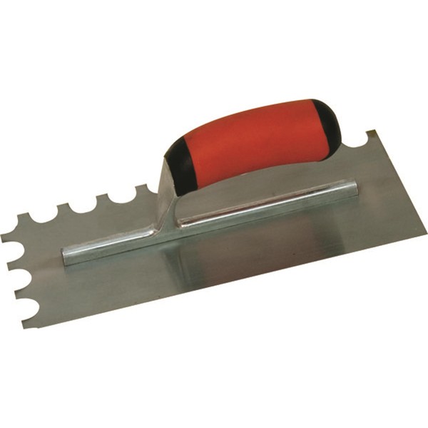 MARSHALLTOWN QLT Notched Trowels - Riveted (11 x 4-1/2), Soft