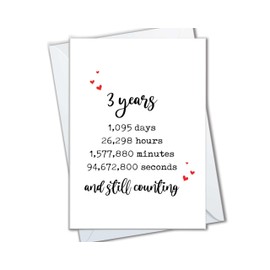 The Cardtel - Anniversary Card for Husband, Wife, Fiance, or Partner, Sweet Years Together and Counting Love card for Her or Him (3)