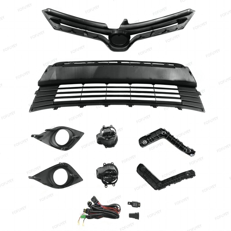 FOFUYEY For Corolla L LE 2014-16 Bumper Fog light Kit+