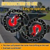 5/16" Trailer Safety Chains G80 Trailer Chains with G70 Clevis