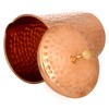 Zap Impex Pure Copper Hammered Jug with Lid for Health