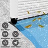 MYFAMIREA 20FT Garage Door Bottom Threshold Seal Strip with 300ml